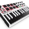 Akai Professional MPK MINI MKII LE White | 25-Key Portable USB MIDI Keyboard With 8 Backlit Performance-Ready Pads