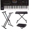 Korg PA4X 61-Key Professional Arranger Keyboard with Knox Bench