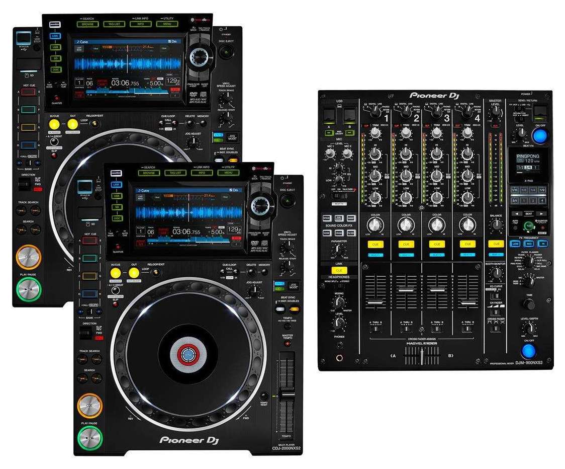 Pioneer CDJ-2000 NXS2 & DJM-900 NXS2 Package 1 Pioneer CDJ-2000 NXS2 & DJM-900 NXS2 Package